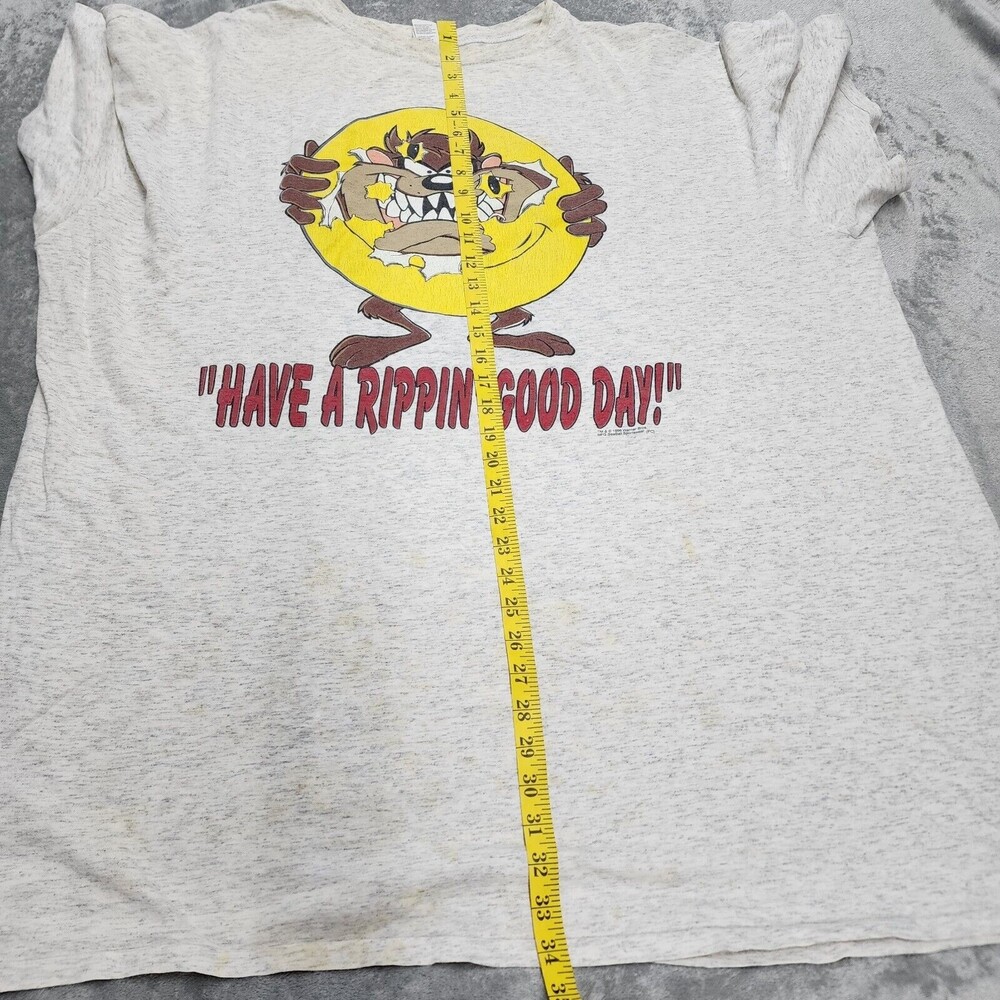Vintage 1996 TAZ Tshirt Looney Tunes "Have A Rippin' Good Day!" Size XL - Picture 11 of 15